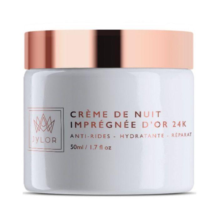 Crème De Nuit - or 24K - Hypoallergénique - 50 Ml - Tous Types De Peau