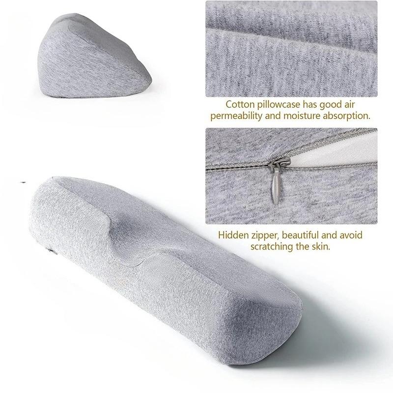 Cervical Neck Pillow for Sleeping, Memory Foam Pillow Neck Bolster Pillow for Stiff Neck,for Side Back Sleepers Bed Pillow.