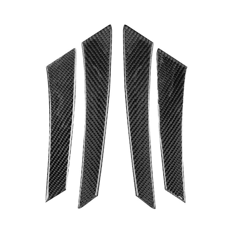 1 Set Innentürgriff Zuggriff Abdeckung Verkleidung Passend für Mazda 3 2010 2011 2012 2013 Schwarze Kohlefaser