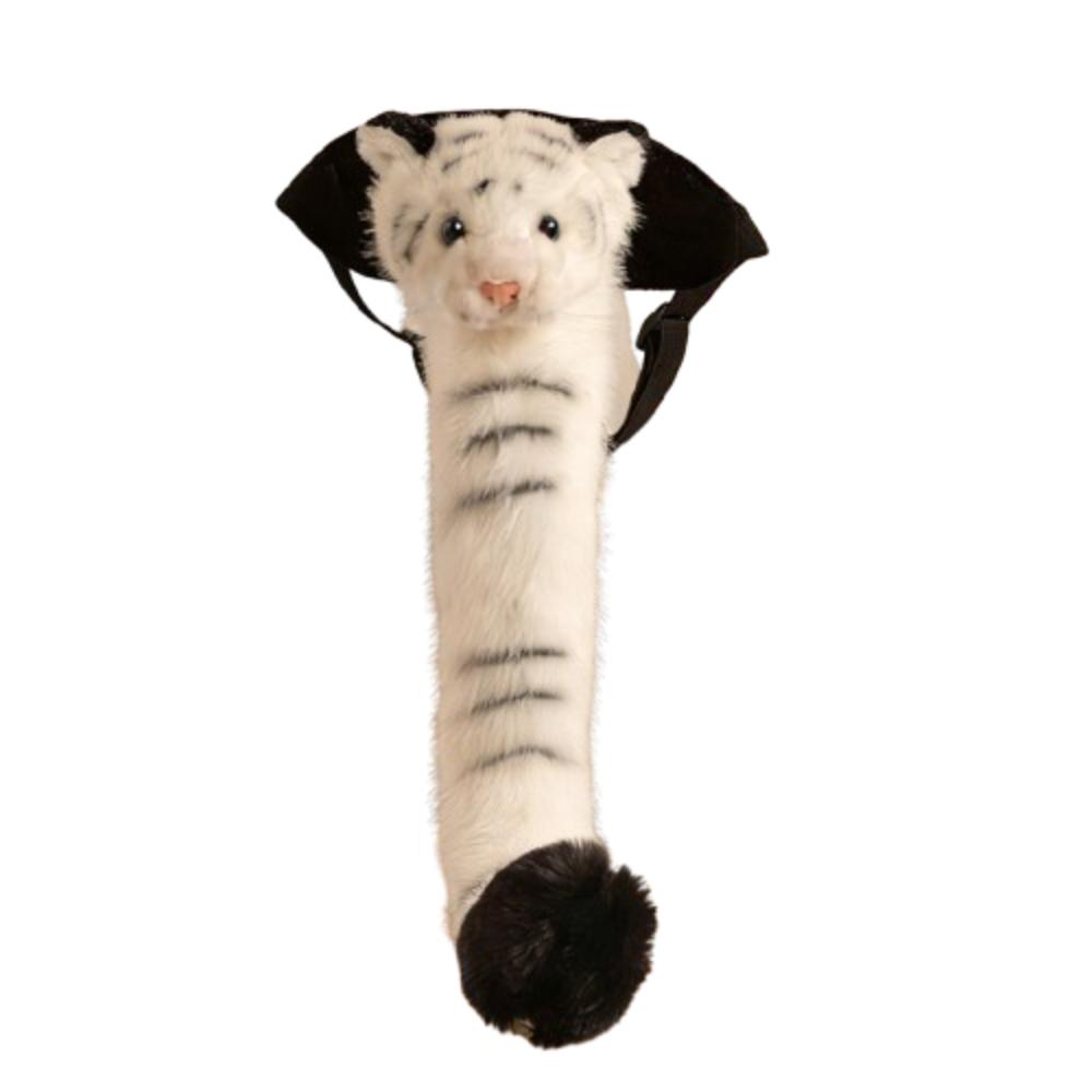 Lovely Plush Tiger Head Tail Tail Design Animal Tail Prop  Stage Supplies