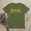 Unisex Brazilian Flag of Brazil BR Pride T Shirts Souvenir 100 Cotton Merch Fashion Short Sleeve Round Collar Tee Shirt TShirts