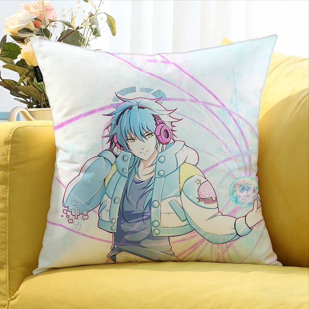 Game Dramatical Murder Aoba Seragaki World Various Sizes Square Pillow Case For Car Home Bedchamber Decor