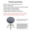 Round Stool Seat Cover Polar Fleece Elastic Bar Stool Cover Anti-Dirty Barstool Slipcover Home Dining Chair Cover Protector