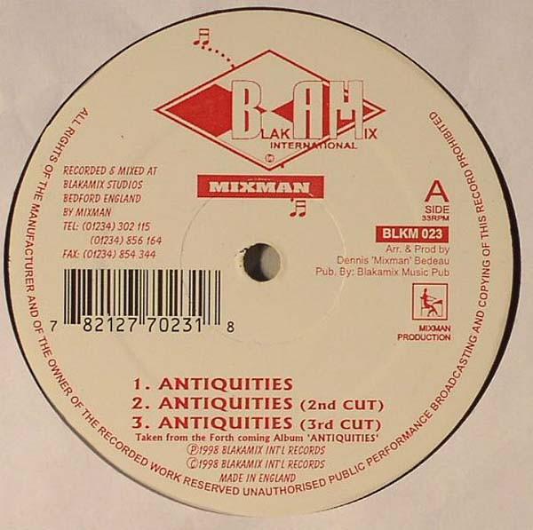 

12inch Record MIXMAN - Antiquities / Falasha Dance BLKM023 Blakamix 1998 UK Reggae, Ska & Dub Used