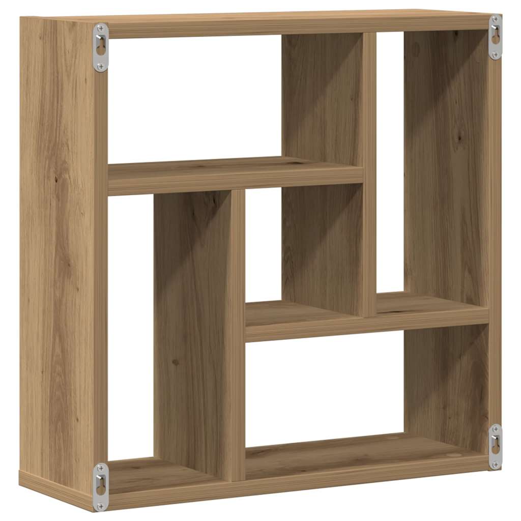 Wall Shelf Artisan Oak 45 x 16 x 45 cm Wood Based Material