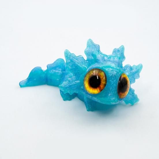 3D Printed Salamander Figurine Movable Joints Salamander Figure Articulated Animal Model Fidget Toy Home Office Desktop Decoration Ornament