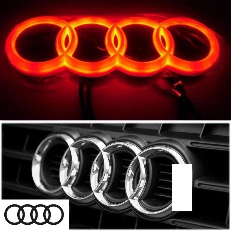 For Audi A GB4D Refitted LED Lamp Car Front Grille Luggage Logo for AUDI A3 A4 A5 A6 A7 A8 S3 S4 S5 S6 S7 Q3 Q5 Q7 TT Decoration Accessories