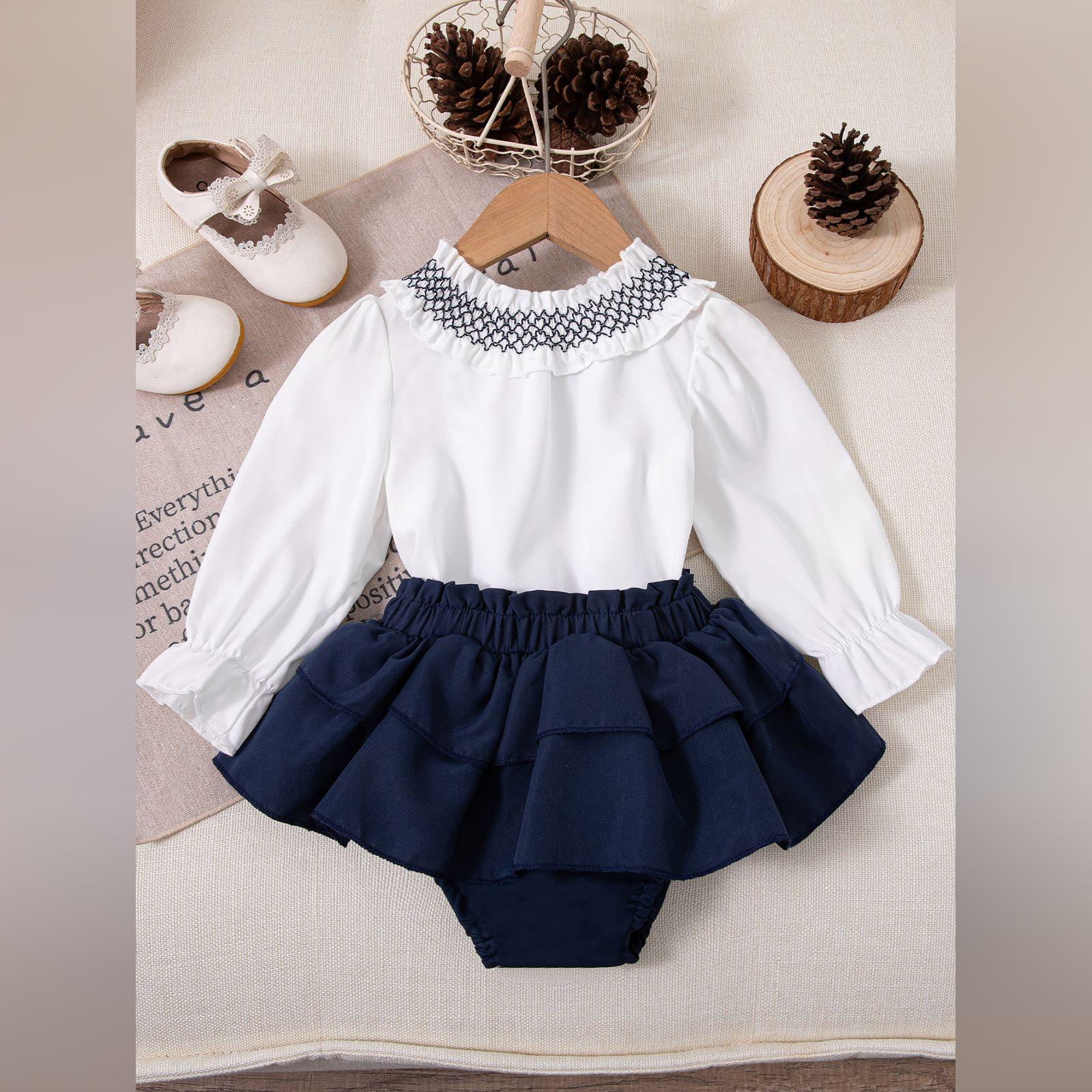 

Kids Cartoon Casual Fashion Outfit Set Long Sleeve Top & Pants 3Y