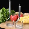 Yousheng Stainless Steel Potato Masher Manual Potato Press with Ergonomic Handle Food Smasher Utensil for Avocado Vegetables Kitchen Tool