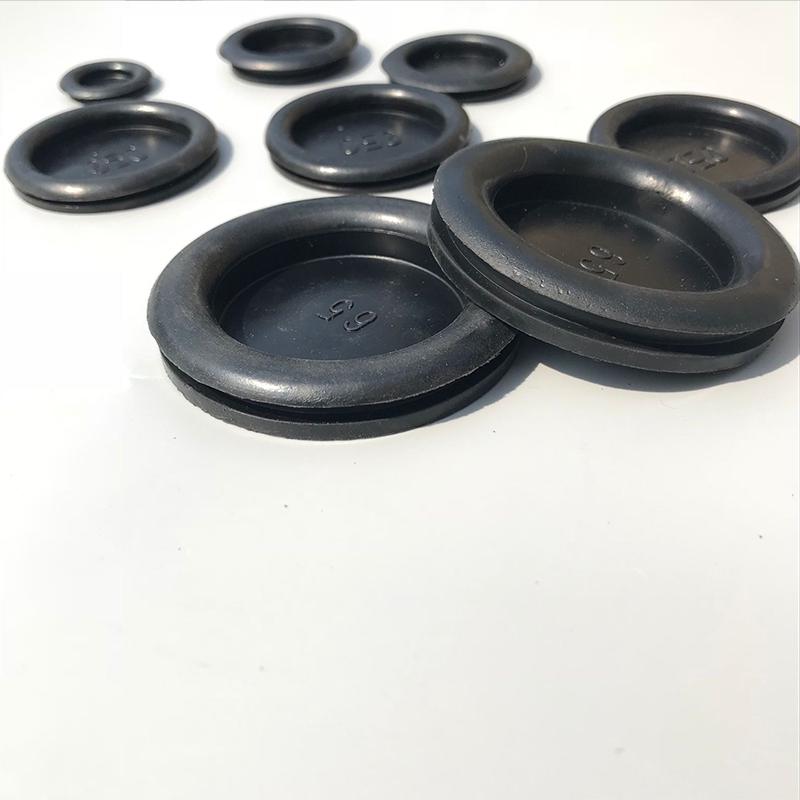 Waterproof Rubber Seal for Cable Outlets – Single-Sided Protection Ring, Hole Plug, and Cover for Electrical Cabinets