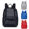 Backpack Mesh Breathable Large Capacity Backpack Portable Beach Travel Storage Multifunctional Backpack