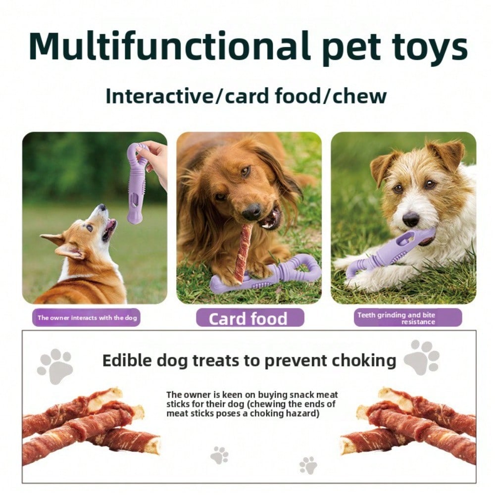 Pet Dog Toy Teeth Grinding Snack Bar Pet Supplies