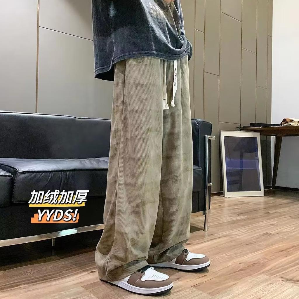 Japanische Retro-Hose Herren Frühling und Herbst Tide Marke Lässige Sport-Freizeithose Herren Locker Gerade Fallend Weitbeinige Hose