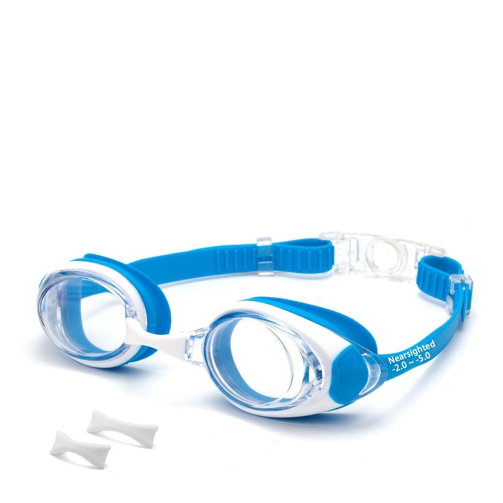 Myopia Swimming Goggles with Underwater Swimming Underwater UV Antibacterial Case For Elementary School Junior High School Students [JINSCOOP]