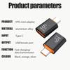 USB C auf USB Adapter OTG Kabel mit 6A Schnellladung, Kompatibel mit Telefon, Tablet, Laptop, für U Disk, Tastatur, Maus, Kartenleser