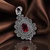 Pink Rubellite Gemstone 925 Sterling Silver Handmade Pendant 1.55" For Women PP-25-1