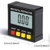 Pocket Sized Digital Level Angle Gauge ±0.2° Accuracy for Engineers Multifunctional 2.5x2.5x1inch