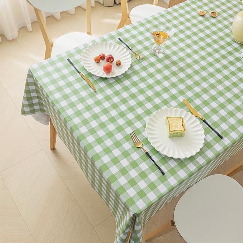 Qie E Tuan Tuan PVC Waterproof Easy-Clean Rectangular Tablecloth