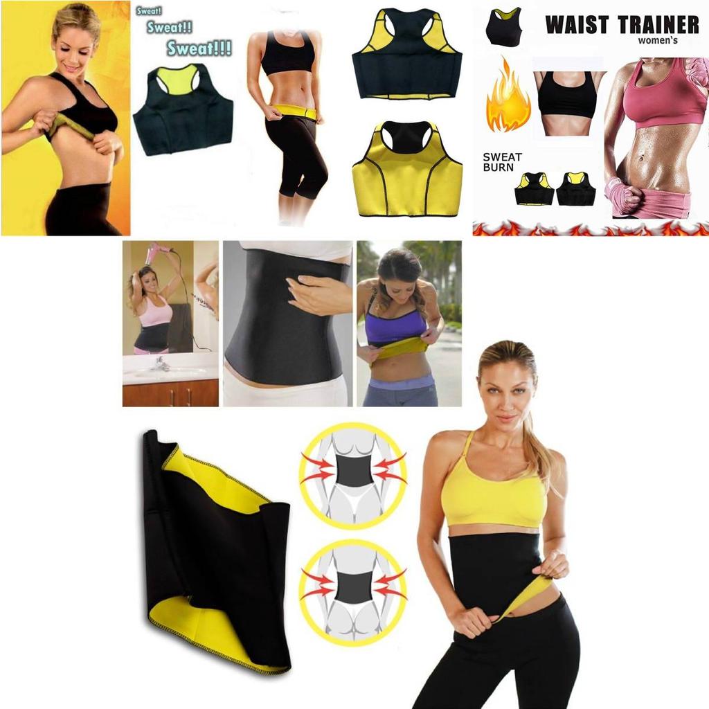 Neoprene Yoga Shorts With Waist Belt For Body Management And Shaping