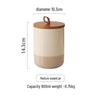 Ceramic Food Storage Jar Set with Handle Lids