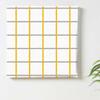 Lib Simple Check Geometric Art Panel 57cm Fabric Canvas Home Decor Pastel