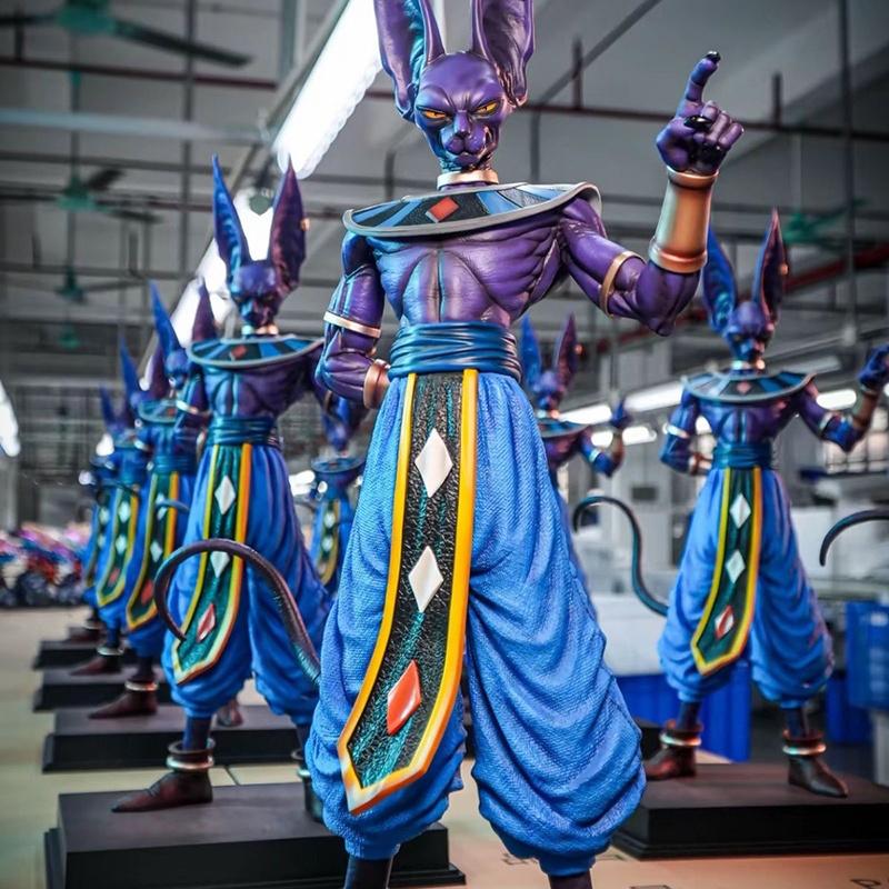 Nou- Statuie Jt Dragon Ball Beerus Figurine de Acțiune 53cm Distrugerea Zeului Artă Periferică Anime Ornamente de Joacă Cadouri