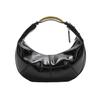 Metal Handle Crescent Bag Women'S Niche Design High-End Underarm Bag Commuting Half-Moon Shoulder Women'S Bag