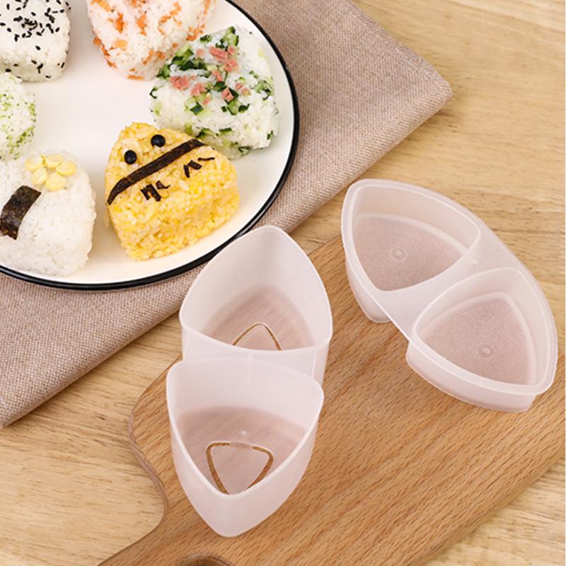 Diy Sushi Mold Onigiri Rice Ball Food Press Triangular Sushi Maker Mold Japanese Home Kitchen Bento Accessories Tools