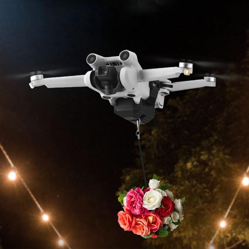 Drones Drop Systems for 4K/4PRO Drones, Quick Release Fishing Baits and Gift Delivery