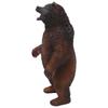 Brown Bear Figurine Lifelike Appearance Durable Plastic Stimulate Imagination Plastic Bear for Kids