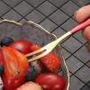 Fruit Forks Set of 6, 5.12Inch Stainless Steel Cocktail Fork Appetizer Small Forks Fruit Salad Fork for Party Hotel Restaurant