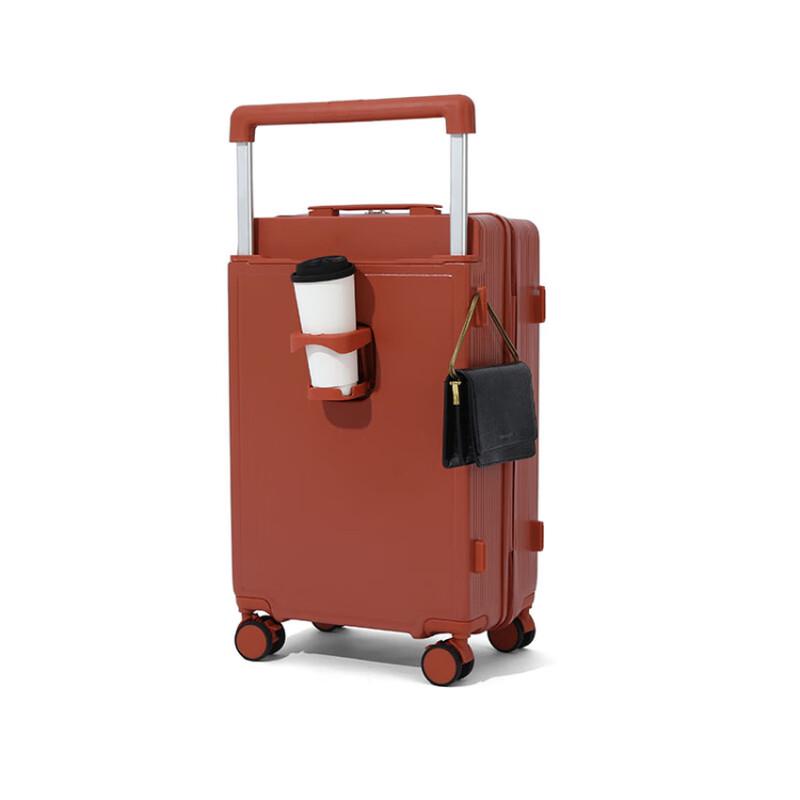 Multi-functional ABS Hardshell Spinner Luggage 20-inch