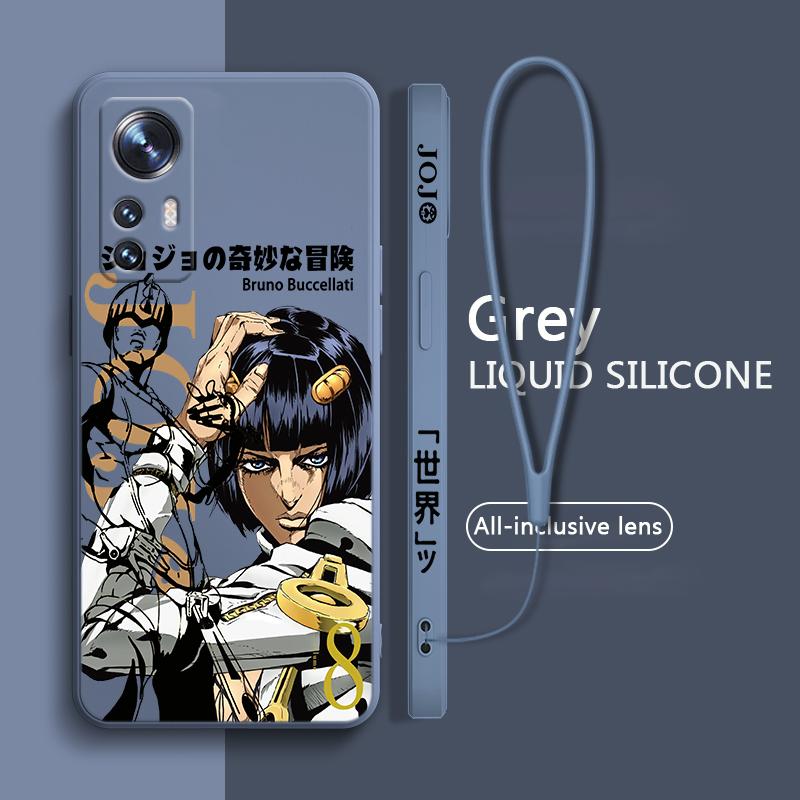 

JOJO аниме милый для Xiaomi Mi 13 12T 12S 12X 11i 11X 11T 10T 10S Lite Pro ультра жидкий левый веревочный мягкий чехол для телефона Xiaomi 13 Lite
