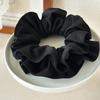 Minimalist Solid Color Scrunchies Large Hair Tie for Women Aesthetic Office Chic Hair Accessory