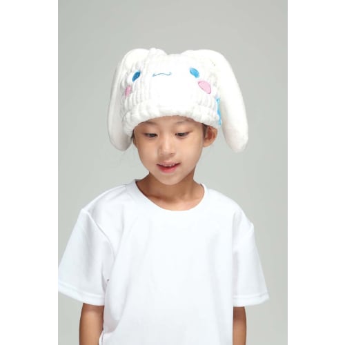 Skater TOC11-A Absorbent, Quick-Drying Towel Cap, Hair Drying Towel, Sanrio Cinnamoroll Design, for Boys and Girls