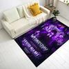 Wednesday Addams Personalized Text Carpet Suitable for Balcony Foyer Bedrooms Kitchen Antislip Carpet Office home decor