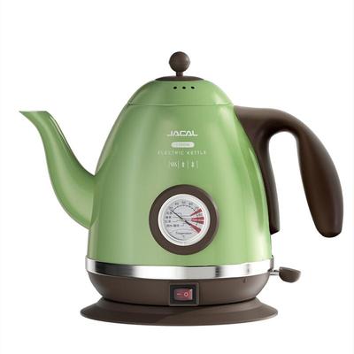 1,5L elektrischer Wasserkocher mit 1500W Heizleistung, ausgestattet mit einem digitalen Display, Thermometer, halb-ergonomischem Griff, Schwanenhals für Kaffee
