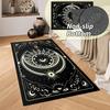 Moon and Snake Boho Area Rug, Non Slip Bohemian Design Rugs for Bedroom Living Room,Gothic Style Stars Floor Mat Pad Area Carpet