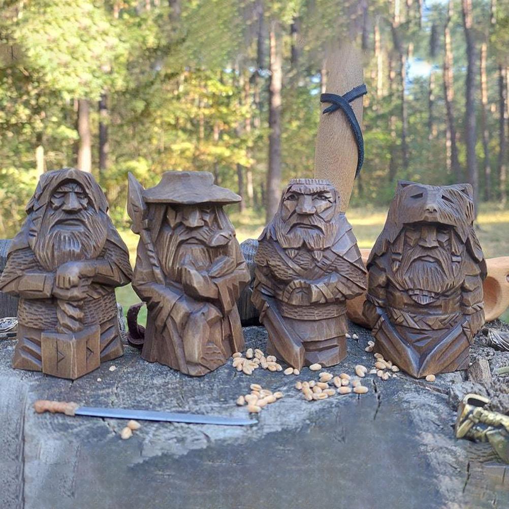 Odin Thor Resin Viking Statue Art Craft Ornaments for Home Outdoor Garden Decoration