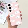 For Samsung S24 Ultra S24 Plus Case For Samsung Galaxy S24 A24+ Phone Cover Cute Cat Moon Night Cow Soft Silicone Case Coque Bag
