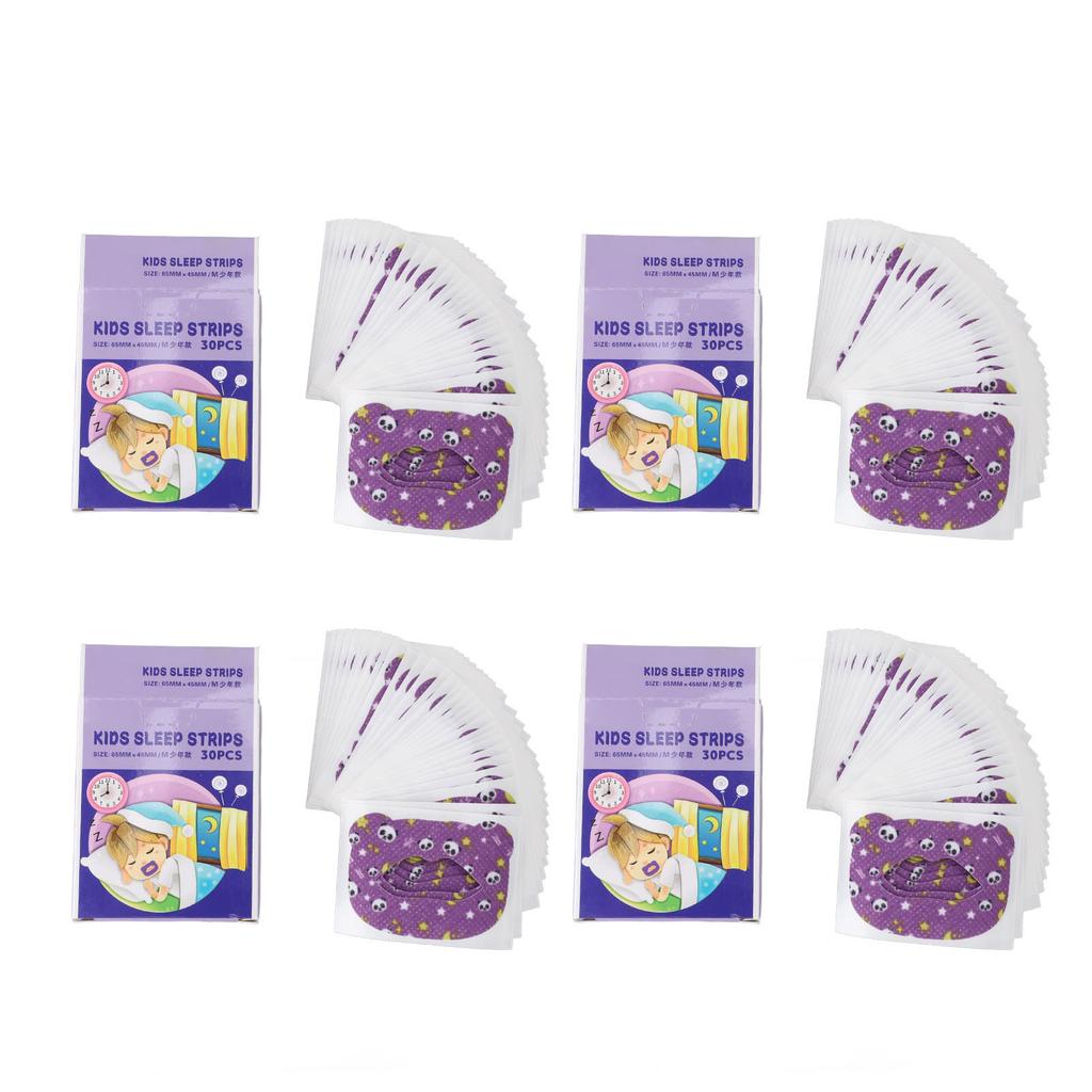 120Pcs Sleep Mouth Tape Non Woven Fabric Promote Nose Breathing Portable Anti Snoring Patch for