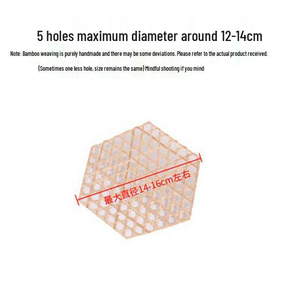 Handmade Bamboo Sieve - Creative Woven Kitchen Decoration