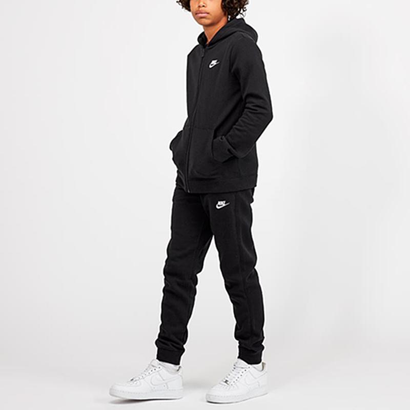 Nike Fleecefôret brodert logo avslappet sportsett barn aktivtøy svart BV3634-010