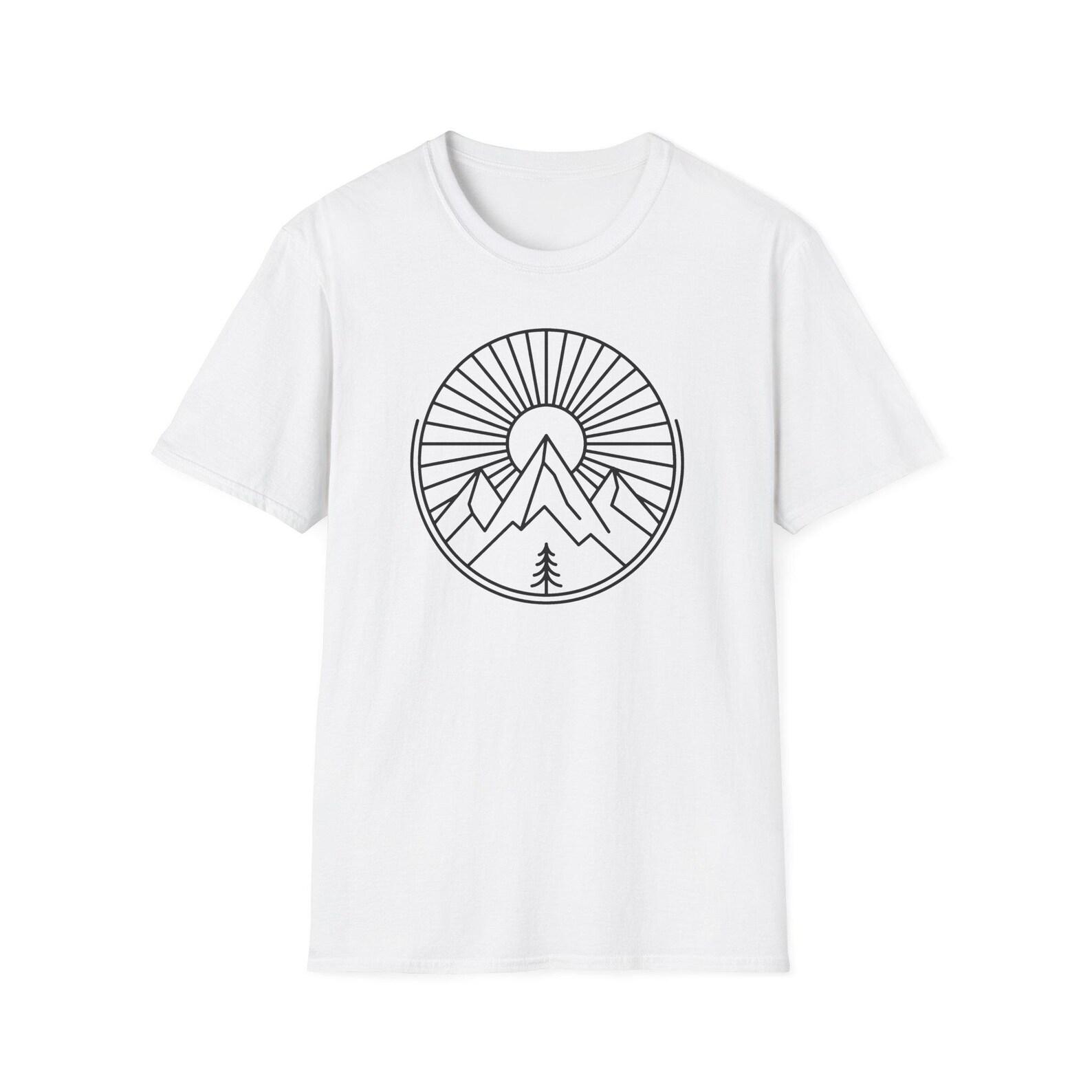 Wander Often T-Shirt | Mountain Badge Hiking Tee | Outdoor Adventure Shirt | Gift for Hiker Nature Lover Unisex 3XL