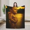 Charlie Kirk R.I.P Blankets Brainrot Meme Flannel Awesome Warm Throw Blankets for Home Restaurant Decoration