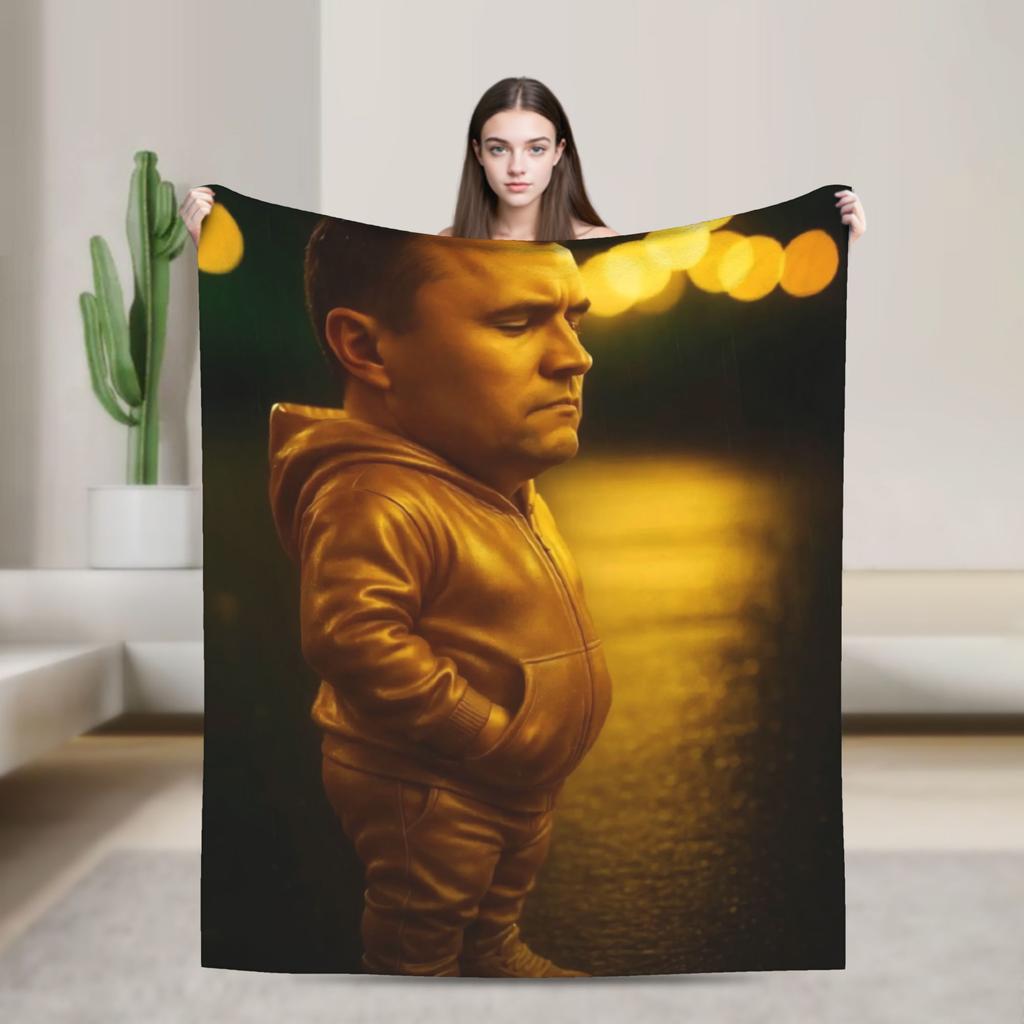 Charlie Kirk R.I.P Blankets Brainrot Meme Flannel Awesome Warm Throw Blankets for Home Restaurant Decoration