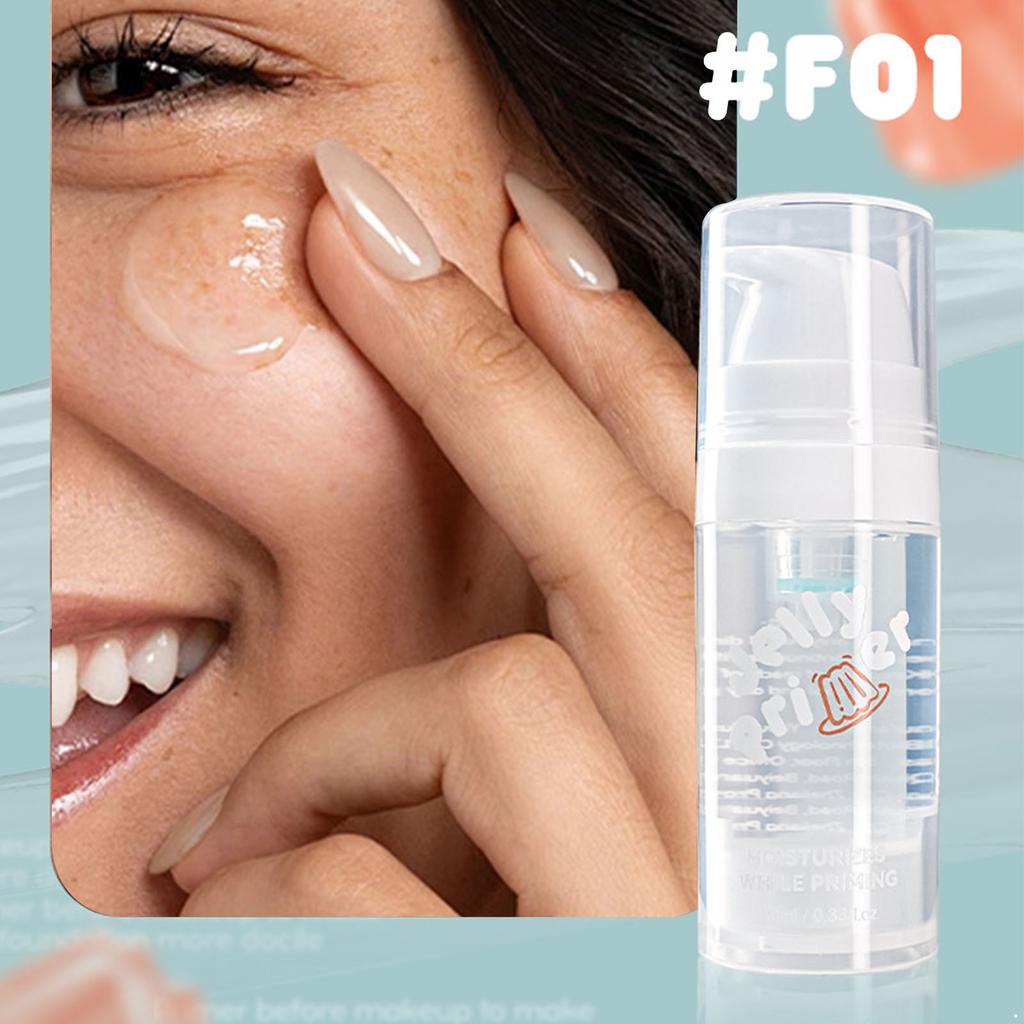 Primer em Gel Hidratante, Primer Facial à Base de Gel 10ml para Suavizar e Iluminar a Pele, Base de Maquiagem