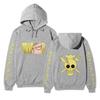 One Piece Sanji Hoodie, Chef Pirate Skull Logo Japanese Letter Sleeve Print Pullover Sweatshirt Unisex Streetwear