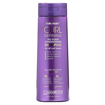 Curl Habit, Lockendefinierendes No-Foam Pflegeshampoo, Geeignet für Alle Lockentypen, 399 ml(13.5 fl oz)