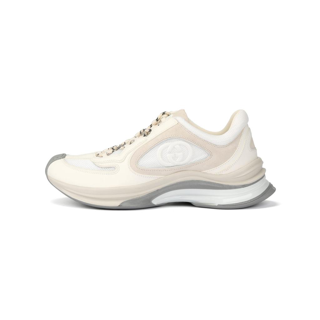 Gucci Wmns Run Sneaker 'White Suede' Women's 746939 AAB62 9144